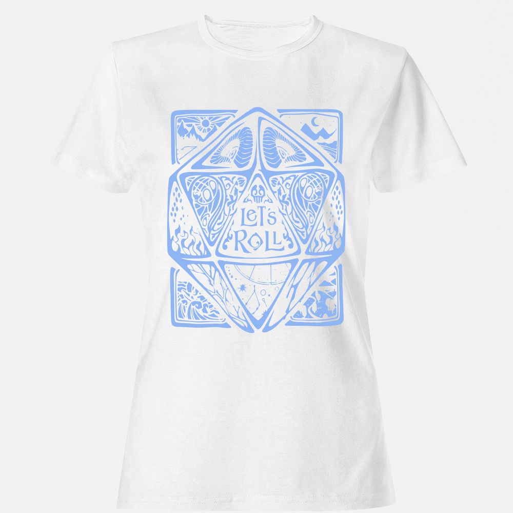 Let's Roll Women's T-Shirt - White - 16