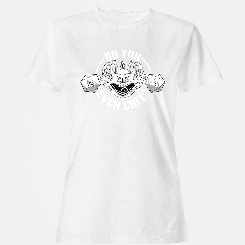 Do You Even Crit Women's T-Shirt - White - 16