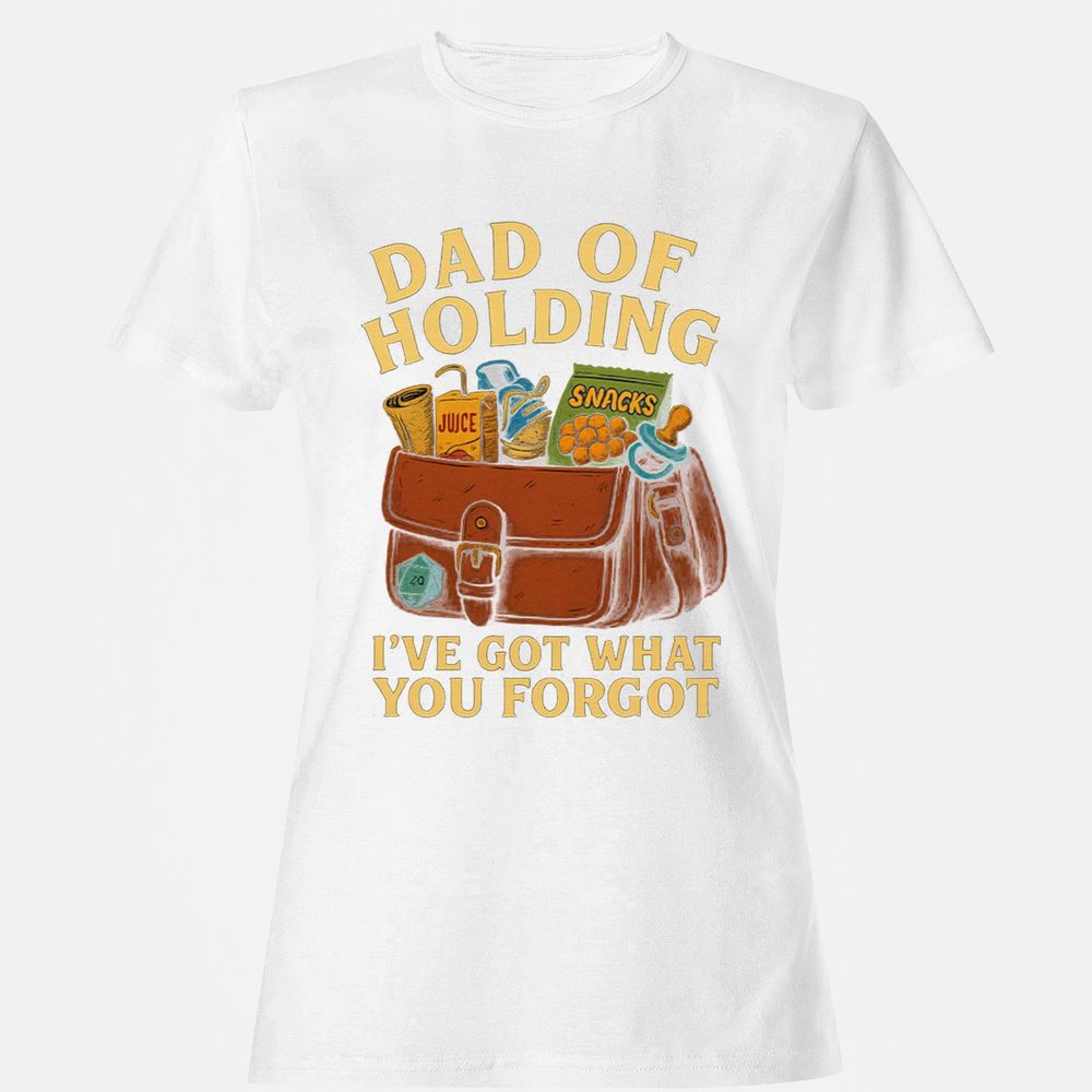 Dad Of Holding Women's T-Shirt - White - 16