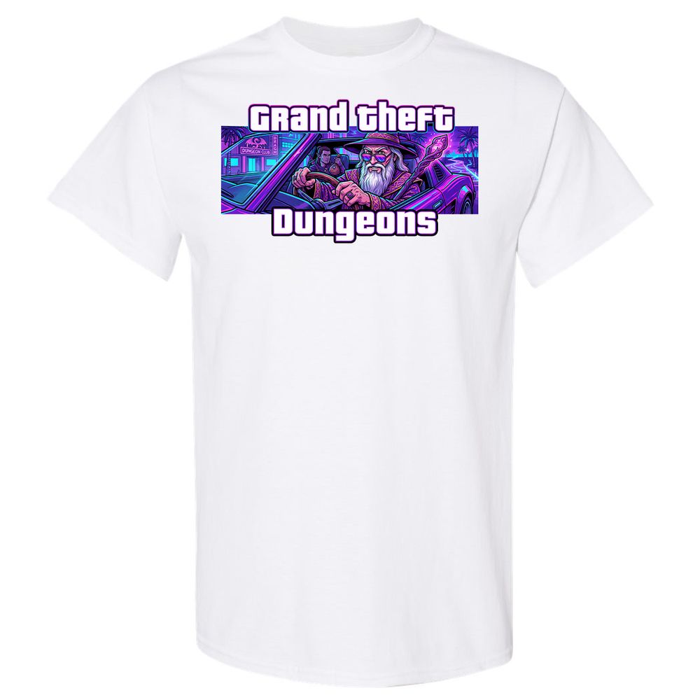 Grand Theft Dungeons Miami - White - 16