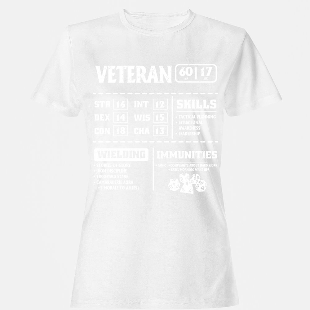 Veteran New Ver. Women's T-Shirt - White - 16