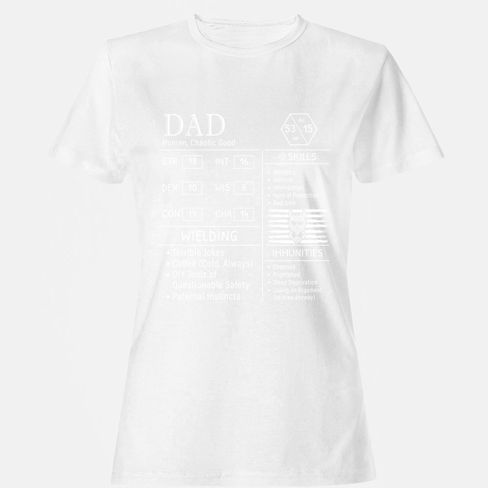 Dad Stats New - White - 16