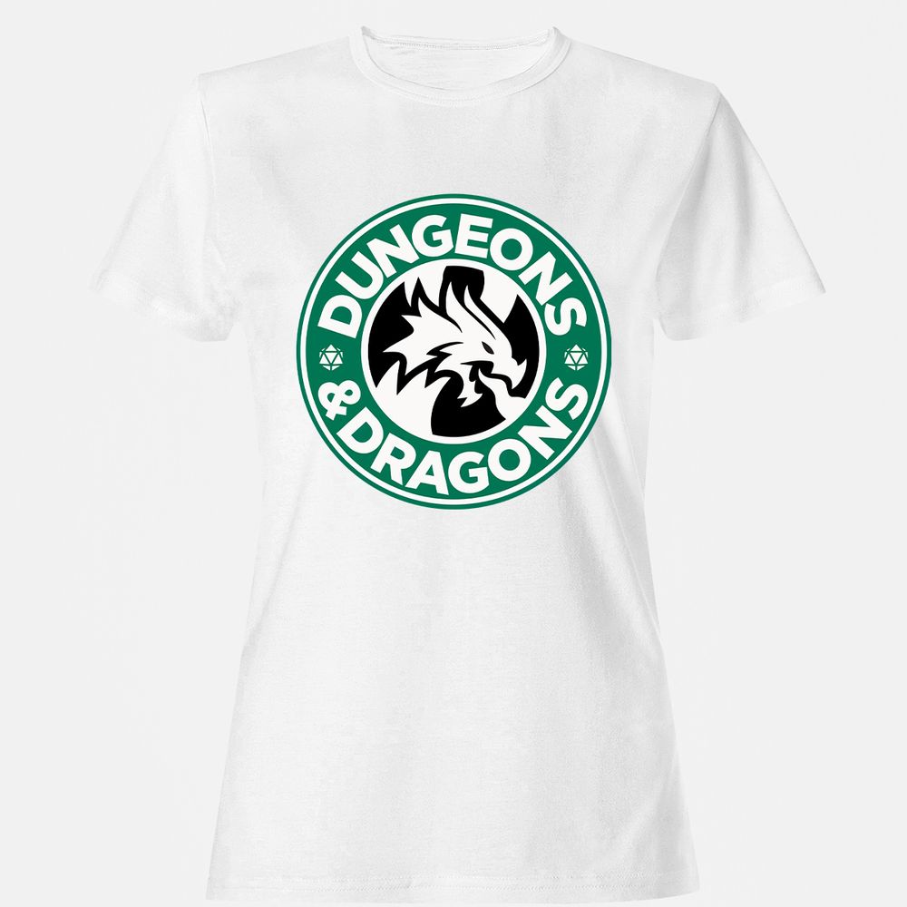 D&D Coffee Women's T-Shirt - White - 16