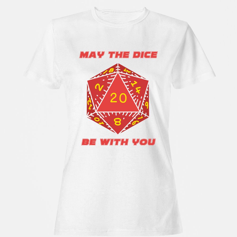 May the Dice Be With You - White - 16