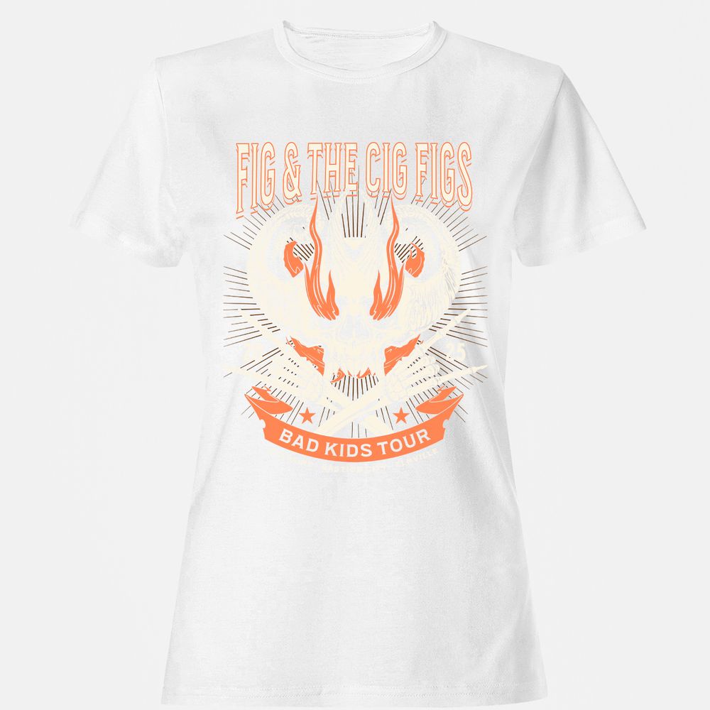 Fig and the Cig Figs, Dimension 20 Women's T-Shirt - White - 16