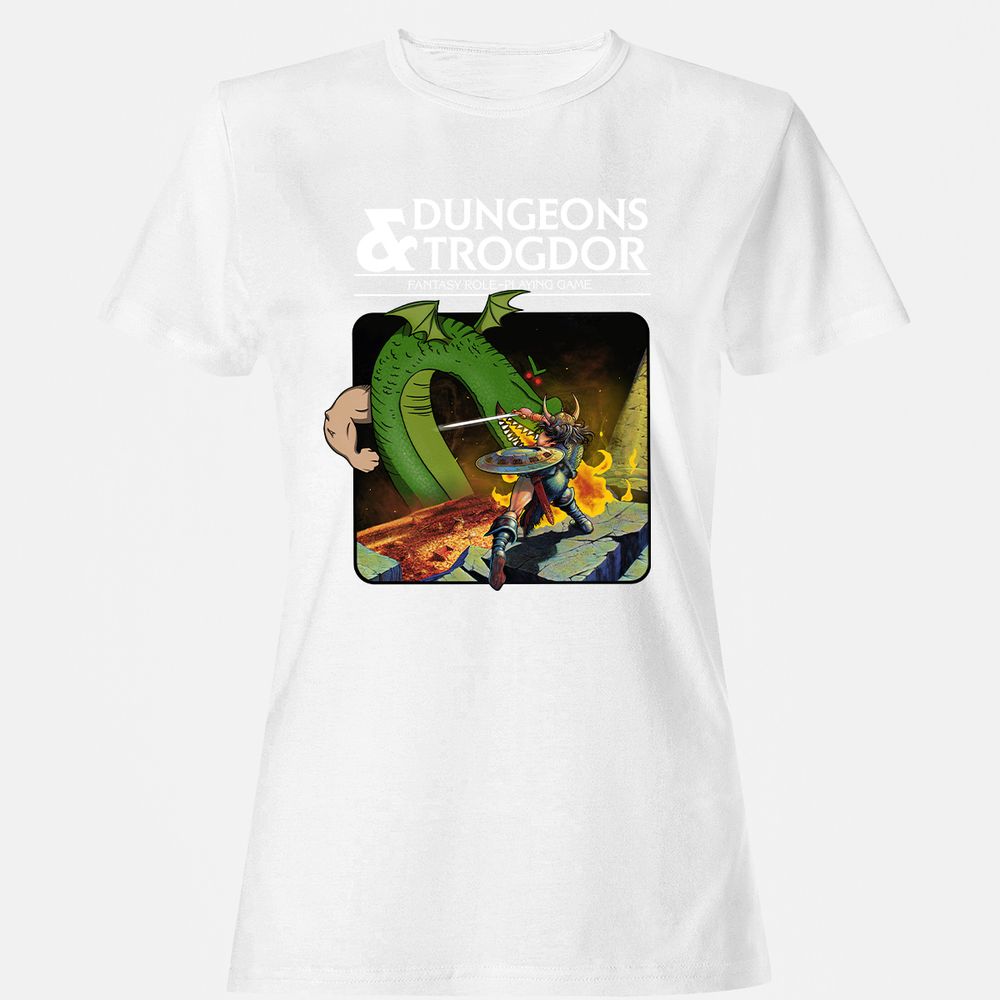 Trogdor Women's T-Shirt - White - 16