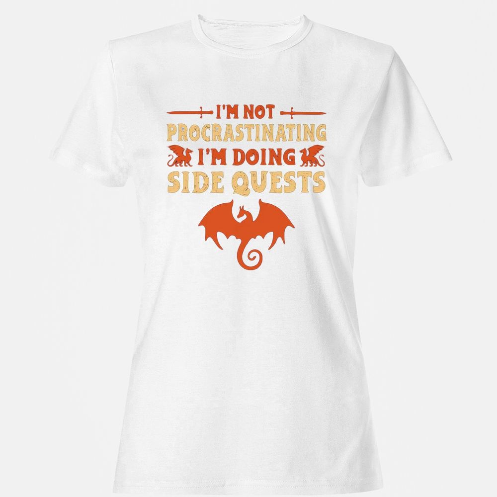 I'm Doing Side Quests Women's T-Shirt - White - 16
