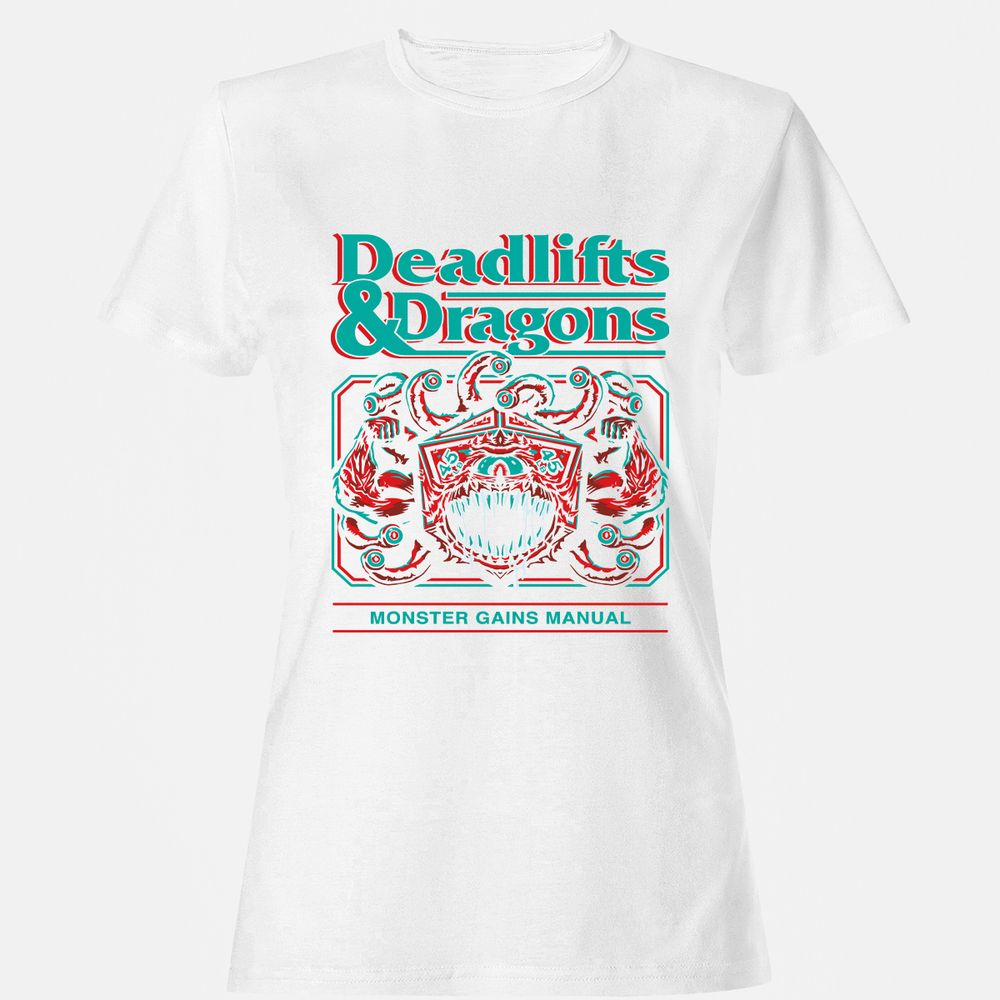 Deadlifts & Dragons Beholder - White - 16