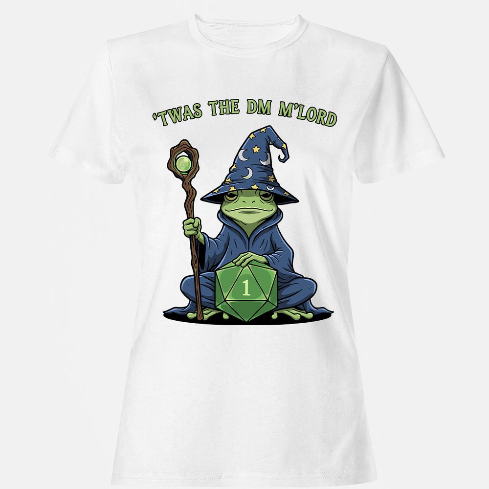 Twas the DM M’lord Women's T-Shirt - White - 16