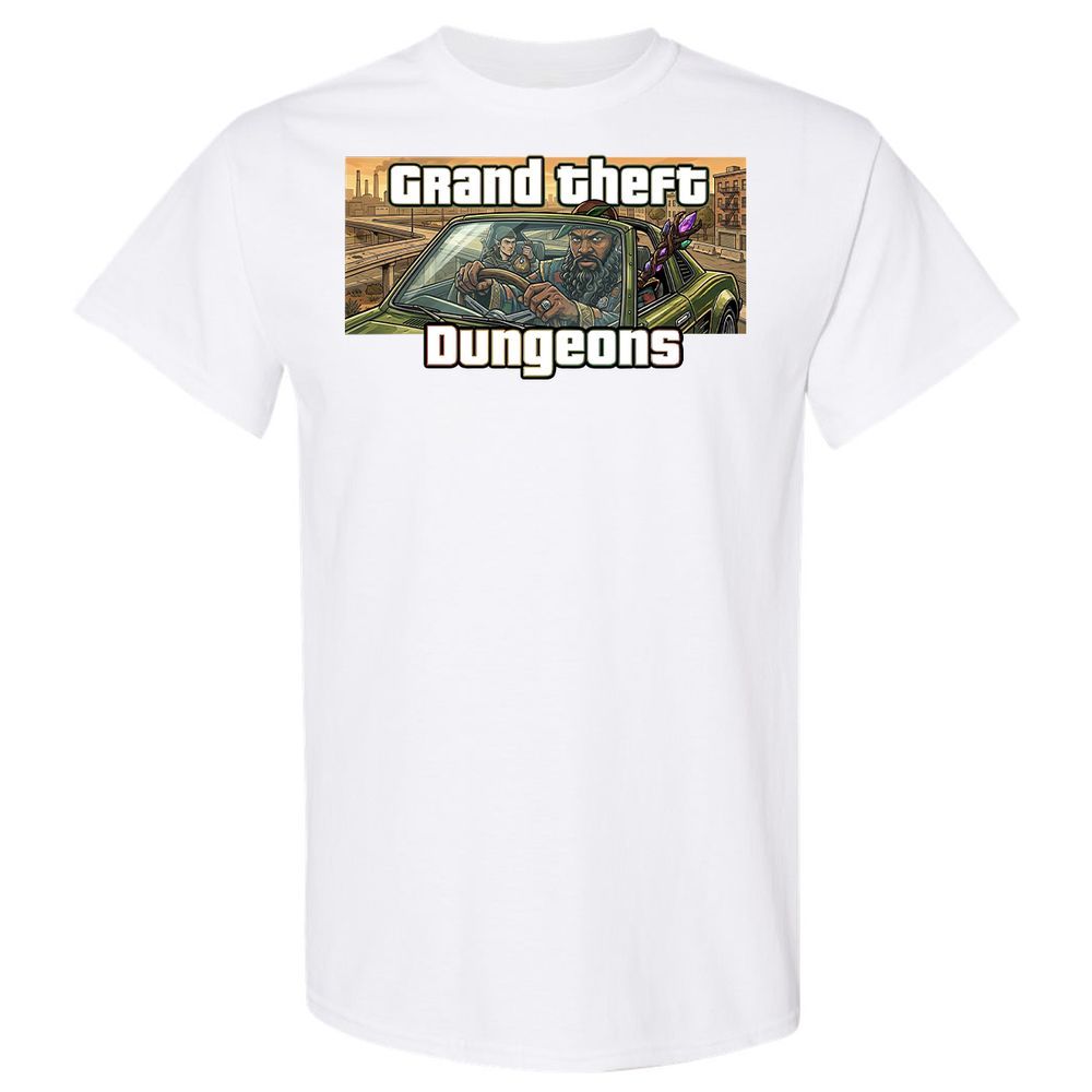 Grand Theft Dungeons Classic Unisex T-Shirt - White - 16