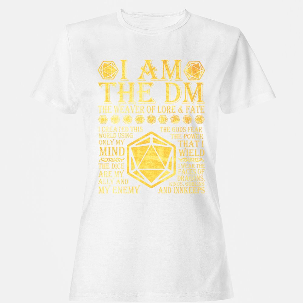 I Am The DM Women's T-Shirt - White - 16