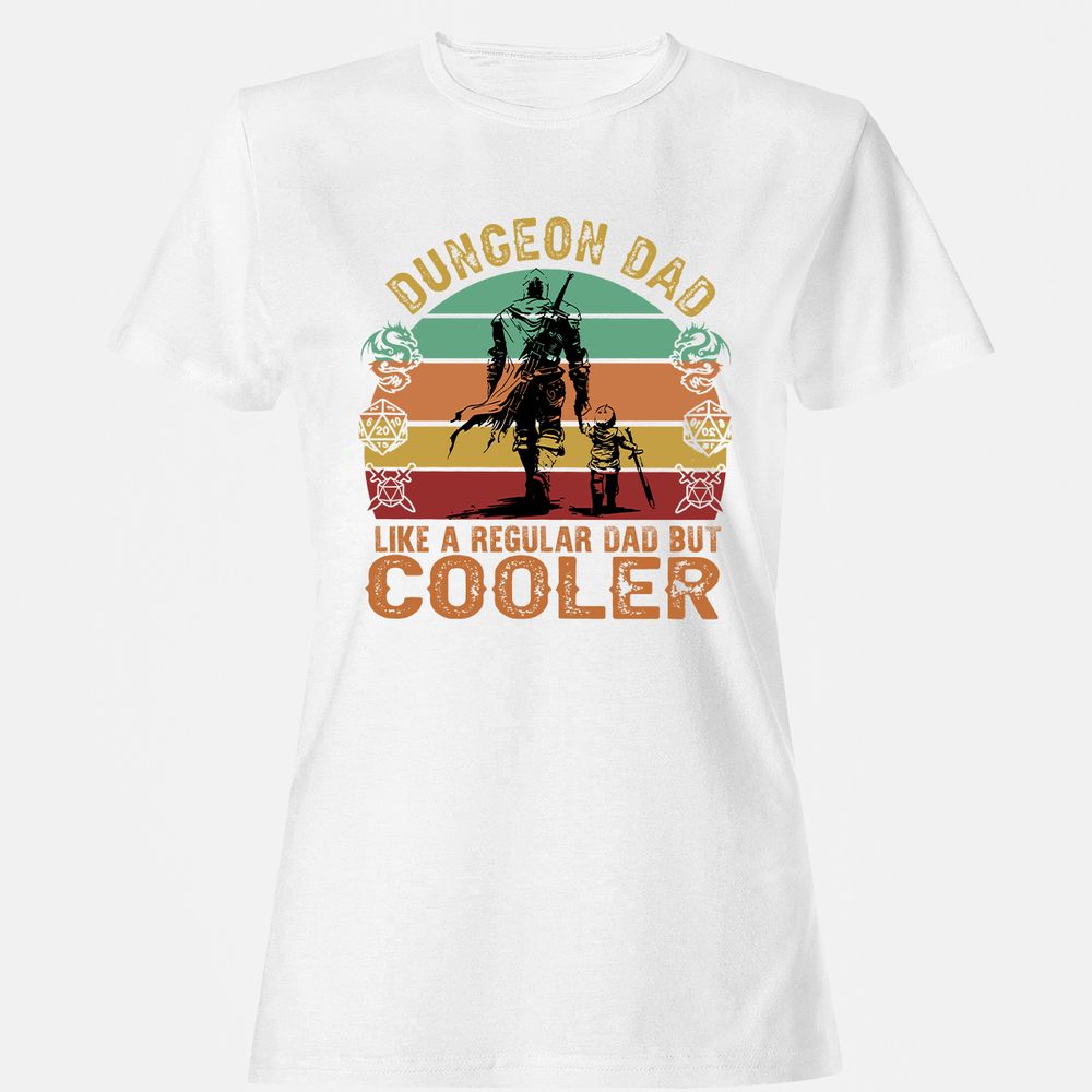 Dungeon Dad Like A Regular Dad Women's T-Shirt - White - 16