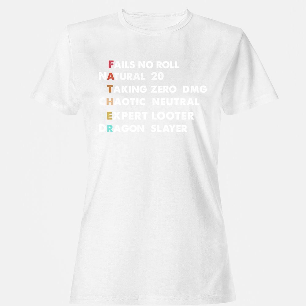 Father D&D Women's T-Shirt - White - 16