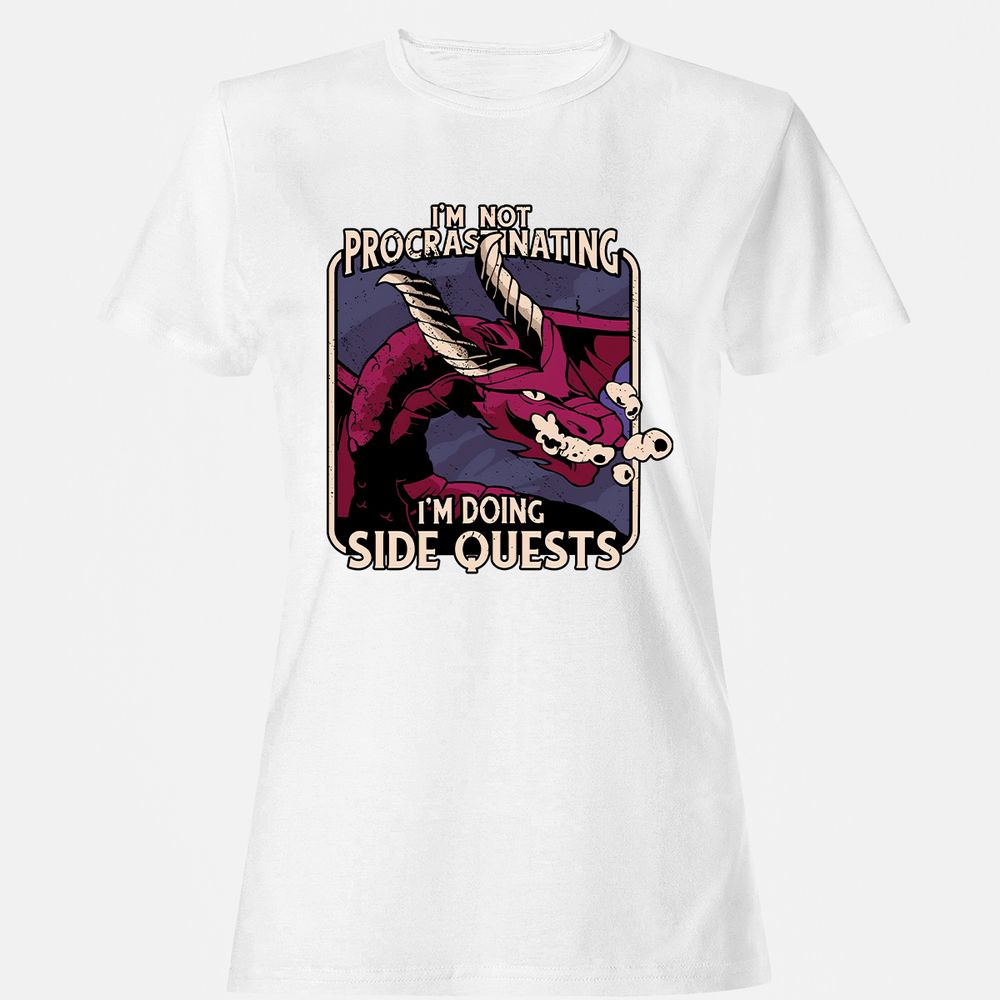 Doing Side Quests Women's T-Shirt - White - 16