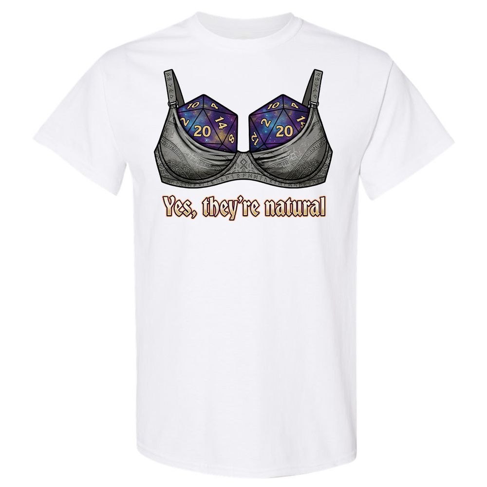 They Are Natural Nat20 Classic Unisex T-Shirt - White - 16