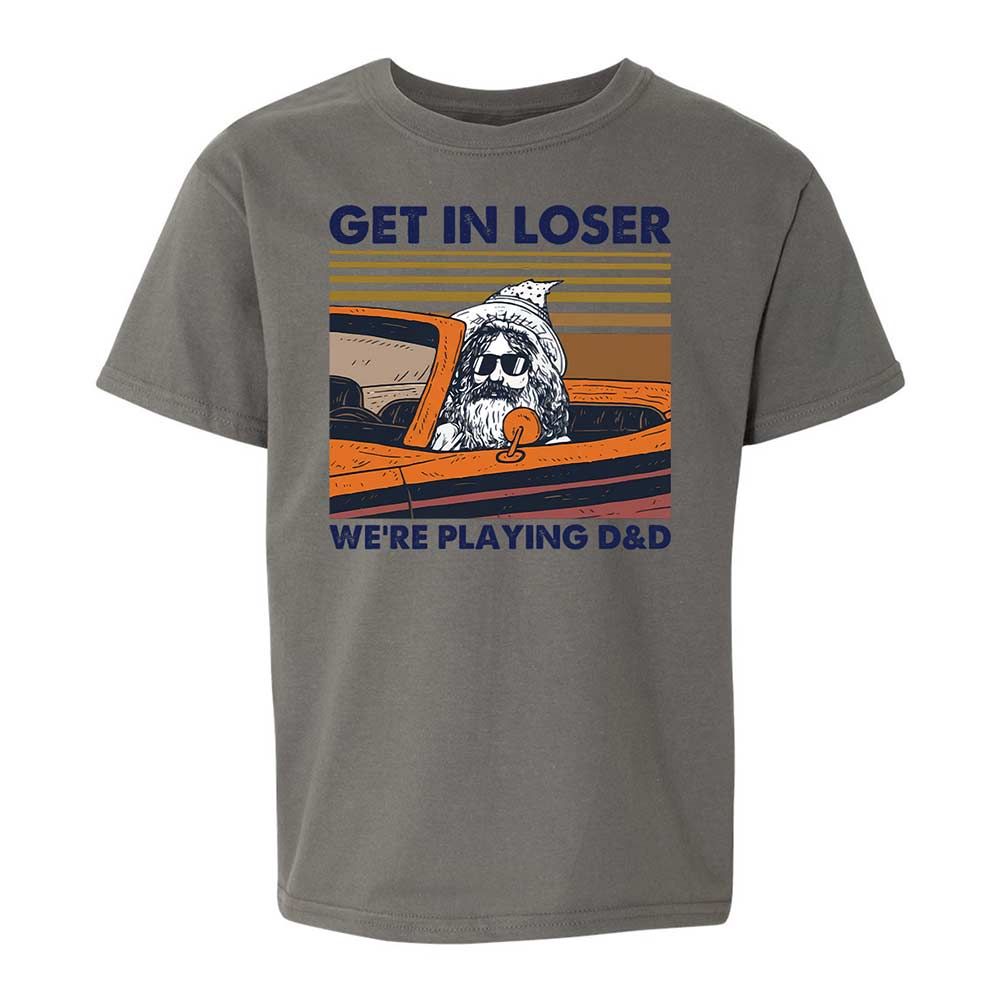 Get in Loser Kids T-Shirt - Charcoal - 17