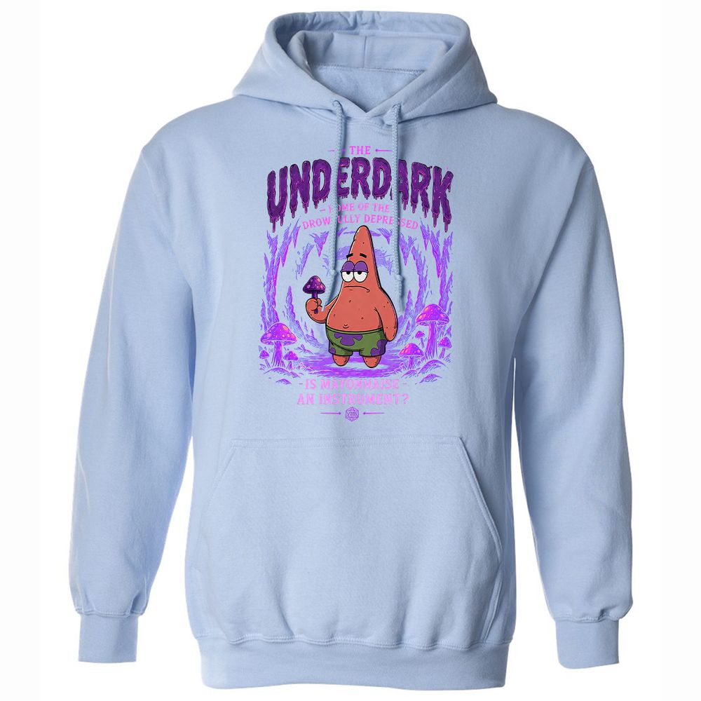 The Underdark Classic Unisex Hoodie - Light Blue - 17