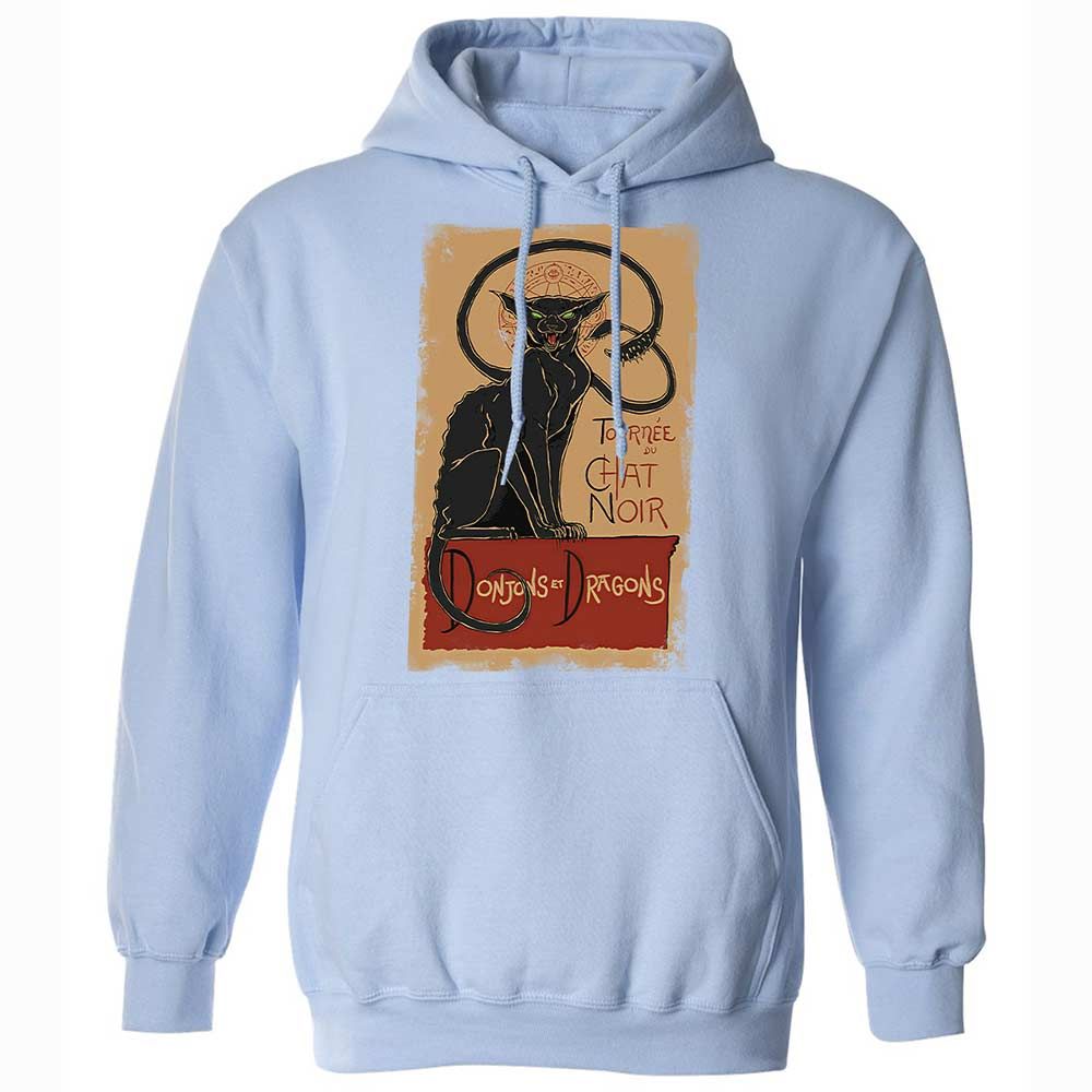 Tournee Du Chat Noir Classic Unisex Hoodie - Light Blue - 17