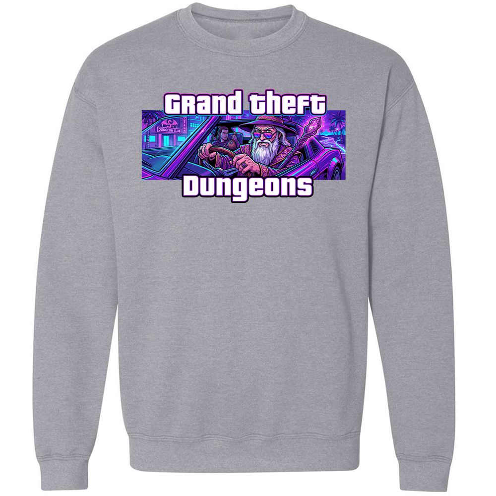 Grand Theft Dungeons Miami - Sport Grey - 17
