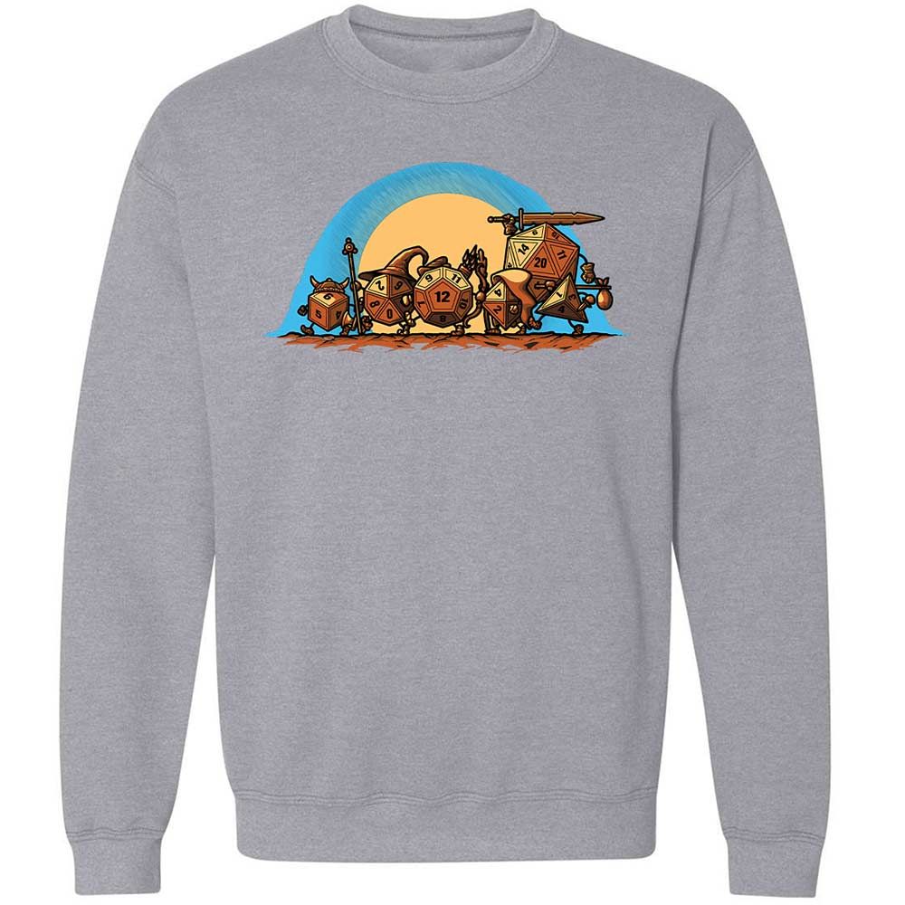 The Fellowship Of The Dice Classic Unisex Sweatshirt - Sport Grey - 17