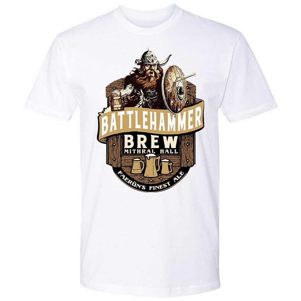 Battlehammer Brew Premium Unisex T-Shirt - White - 17