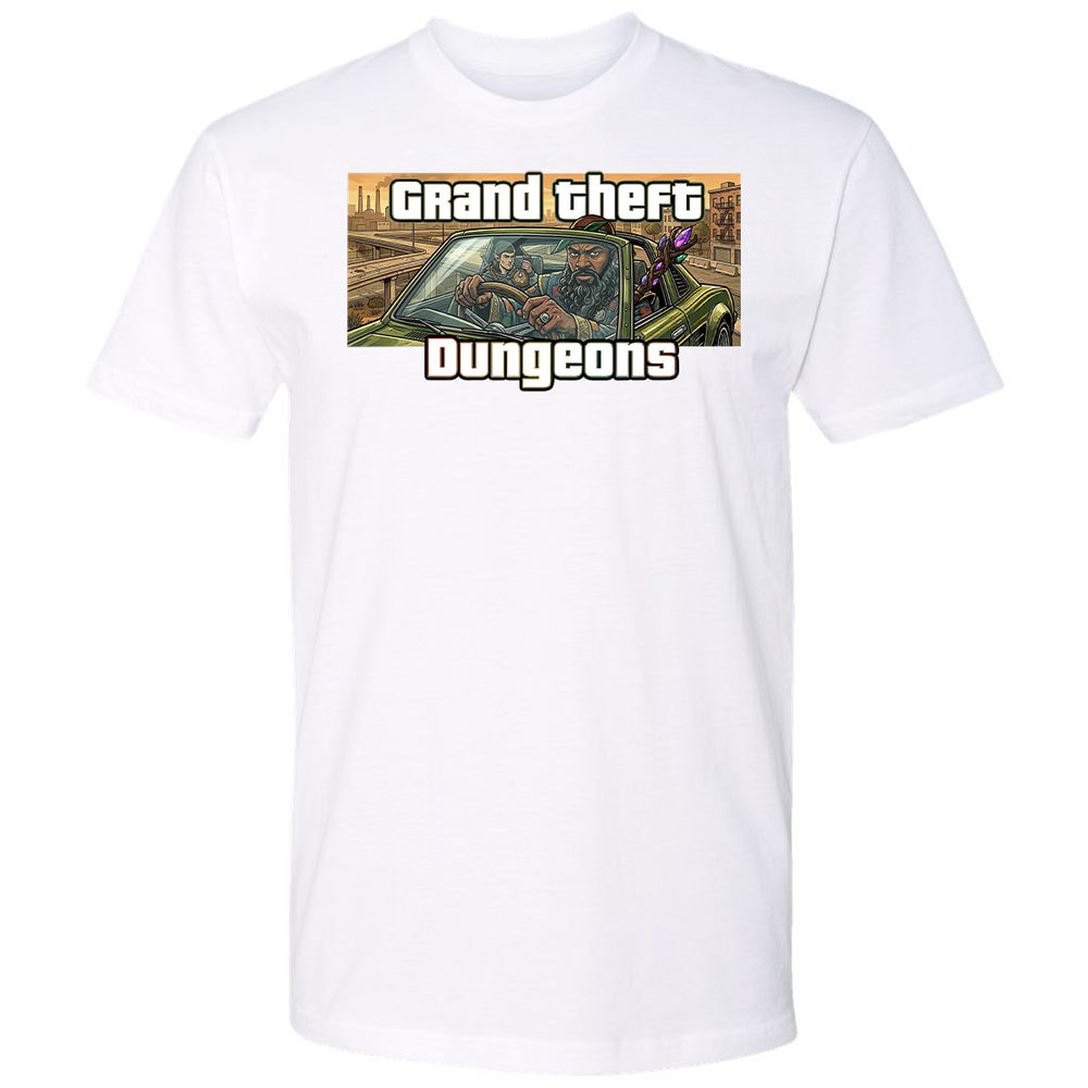 Grand Theft Dungeons Premium Unisex T-Shirt - White - 17