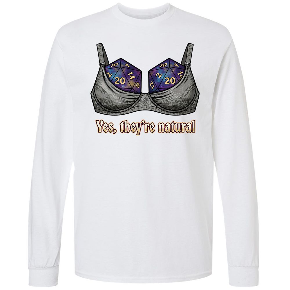 They Are Natural Nat20 Long Sleeve T-Shirt - White - 17