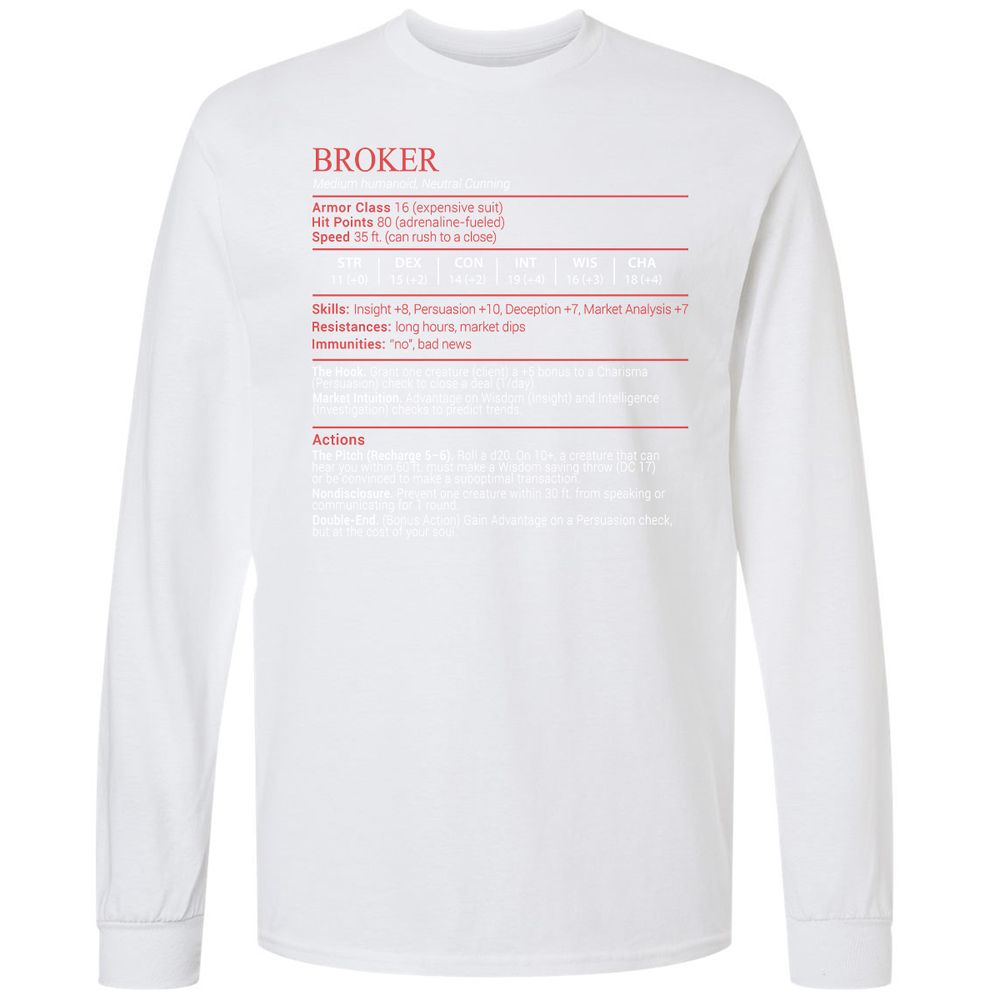 Broker Stats Block - White - 17