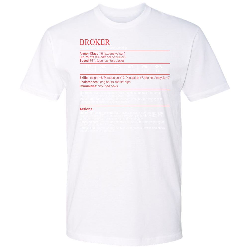 Broker Stats Block - White - 17