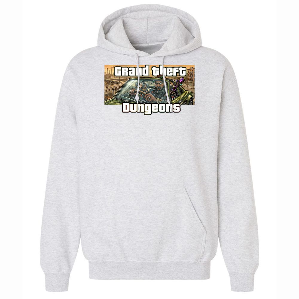 Grand Theft Dungeons Classic Unisex Hoodie - Ash - 18
