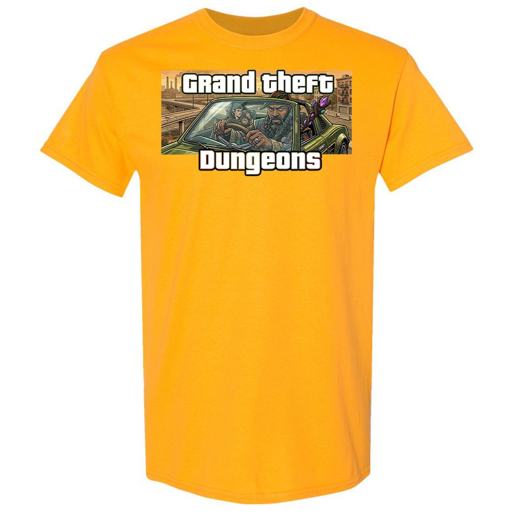 Grand Theft Dungeons Classic Unisex T-Shirt - Gold - 18