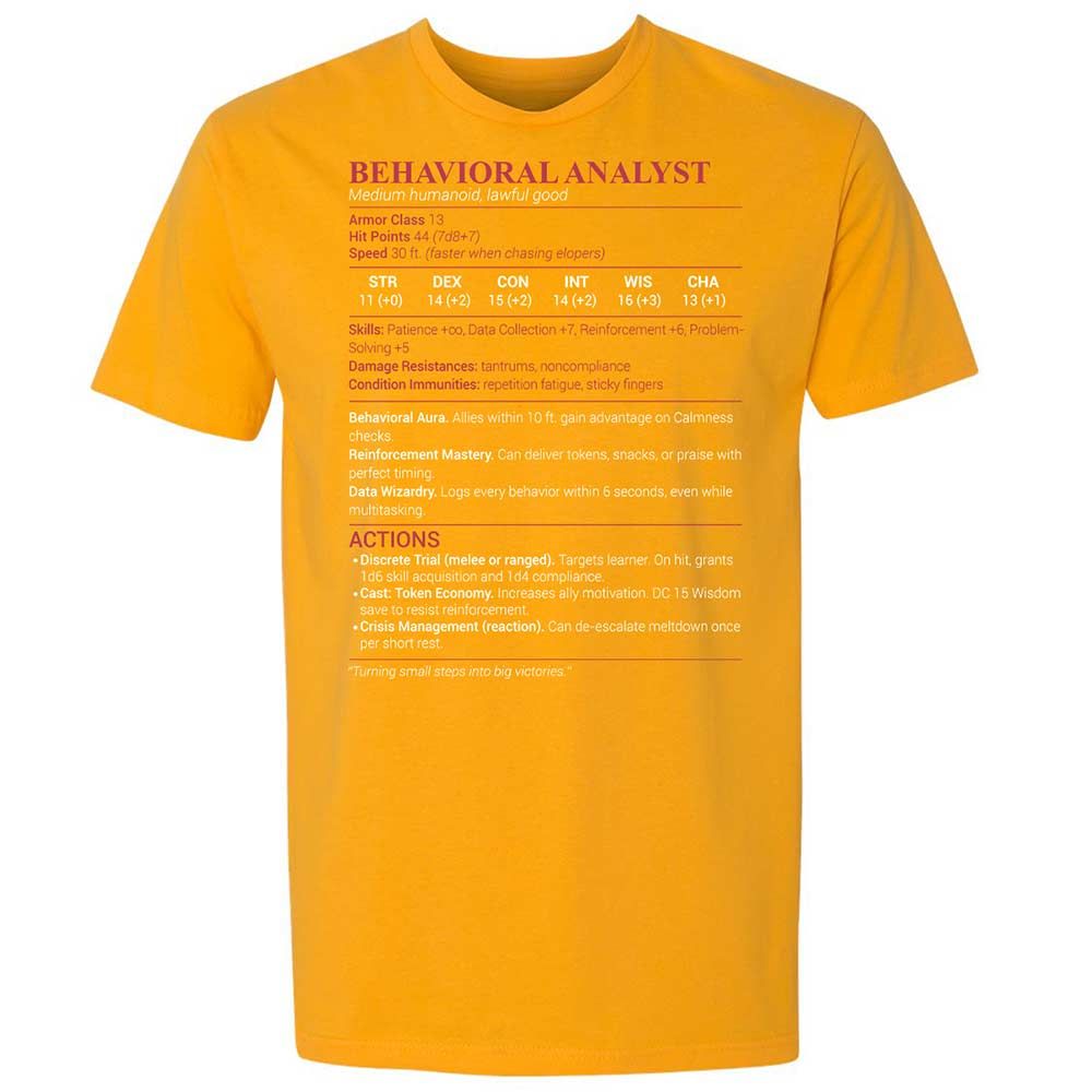 Behavioral Analyst - Gold - 18