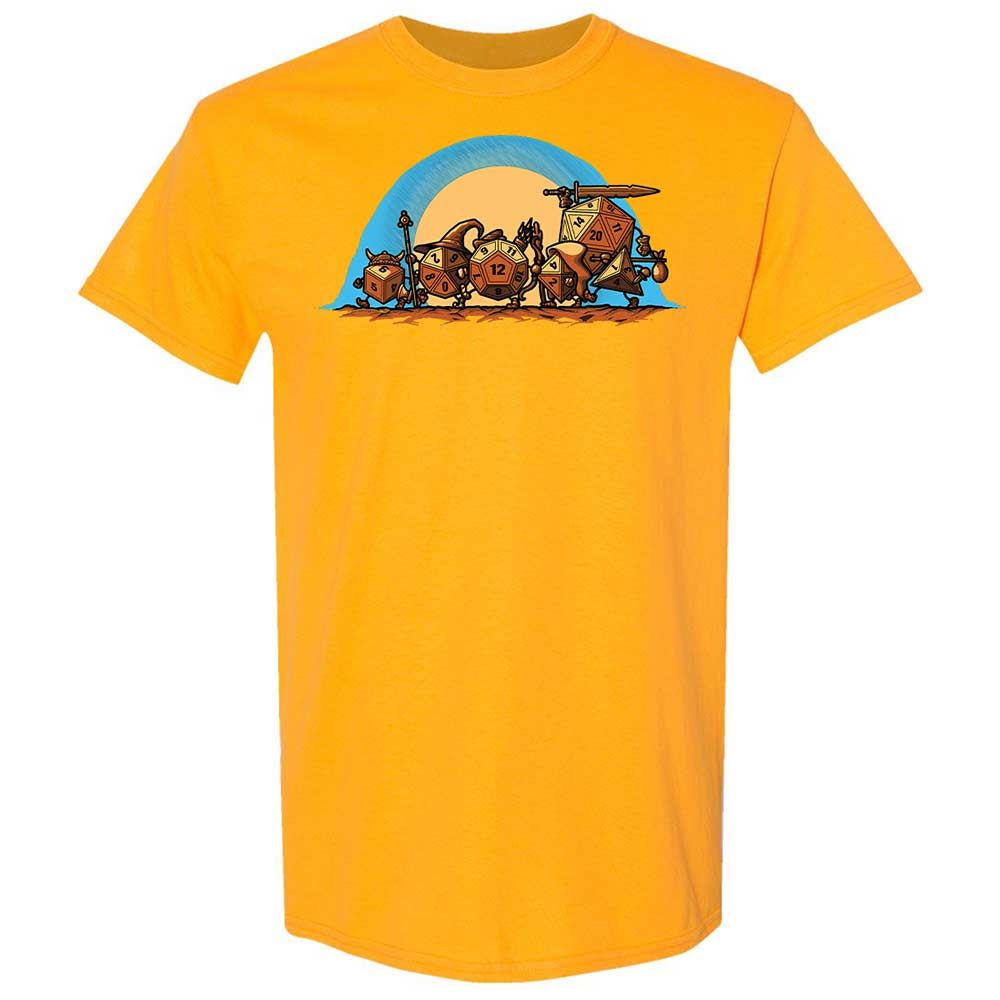 The Fellowship Of The Dice Classic Unisex T-Shirt - Gold - 18