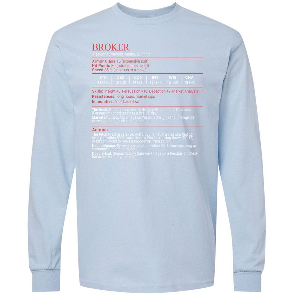 Broker Stats Block - Light Blue - 18