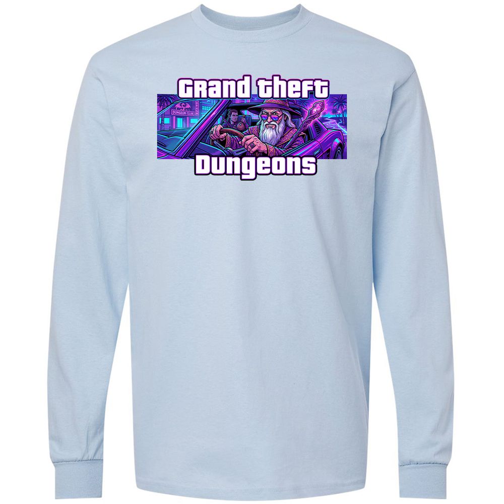 Grand Theft Dungeons Miami - Light Blue - 18