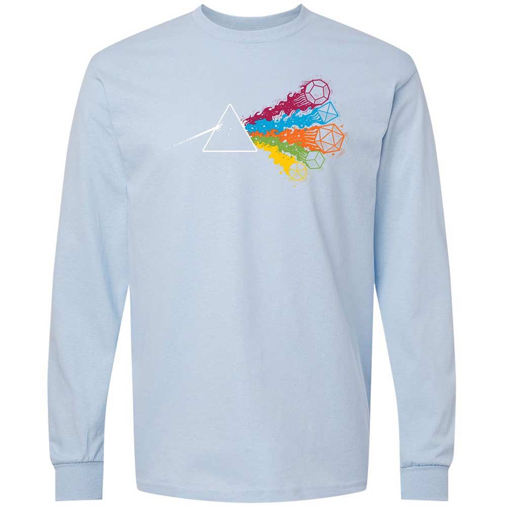 Dark Side Of The Dices Long Sleeve T-Shirt - Light Blue - 18