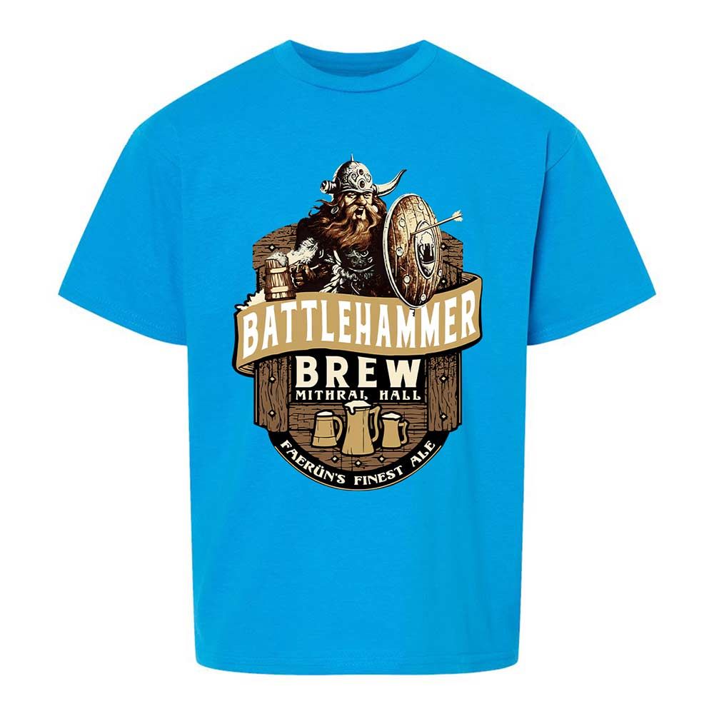 Battlehammer Brew Kids T-Shirt - Sapphire - 18