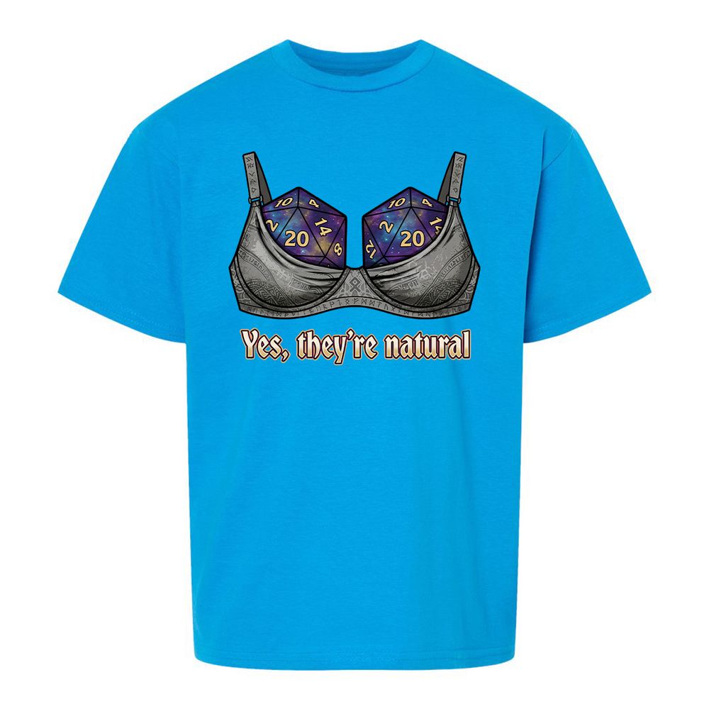 They Are Natural Nat20 Kids T-Shirt - Sapphire - 18