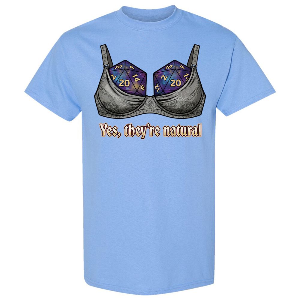 They Are Natural Nat20 Classic Unisex T-Shirt - Carolina Blue - 19
