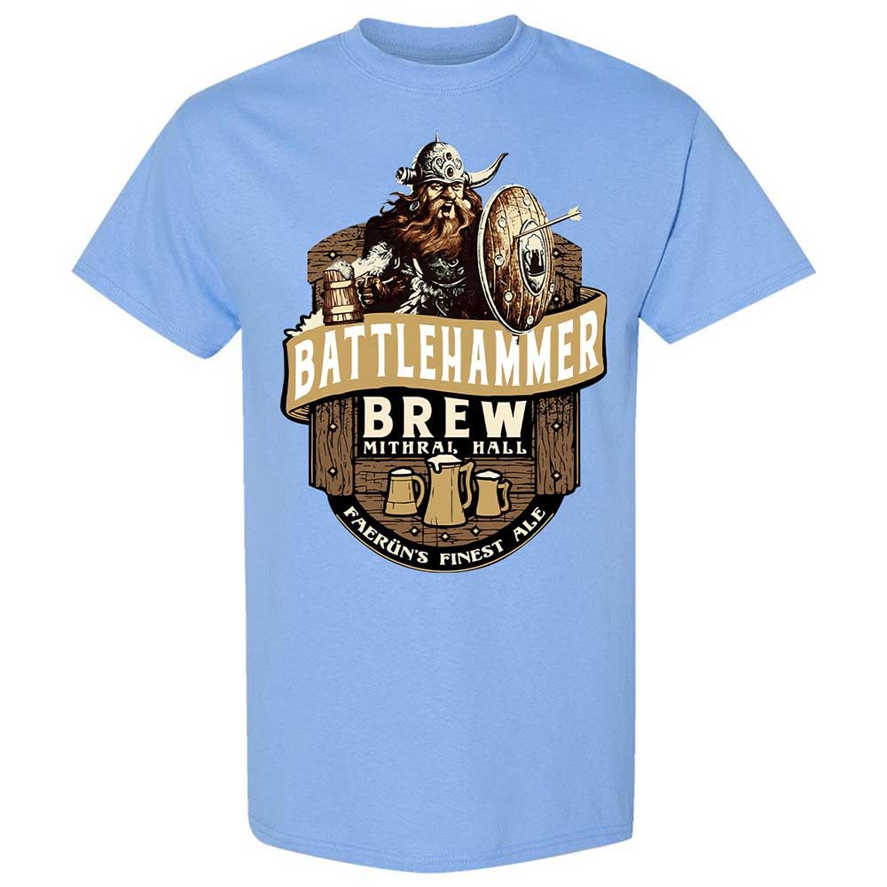 Battlehammer Brew Classic Unisex T-Shirt - Carolina Blue - 19