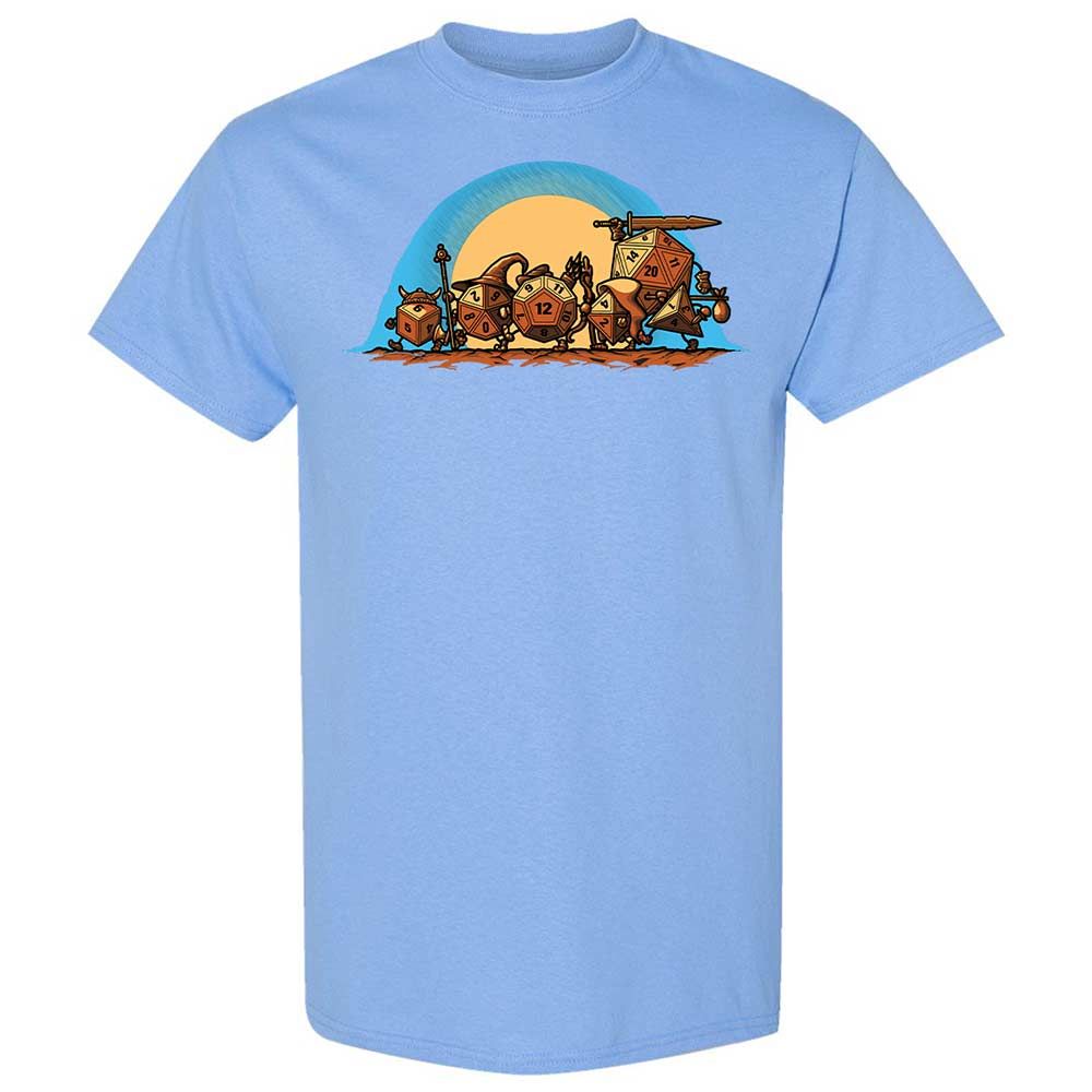 The Fellowship Of The Dice Classic Unisex T-Shirt - Carolina Blue - 19