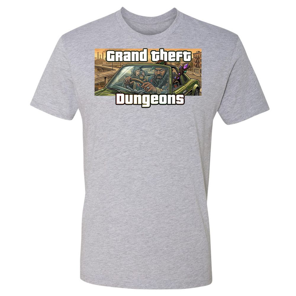 Grand Theft Dungeons Premium Unisex T-Shirt - Heather Grey - 19