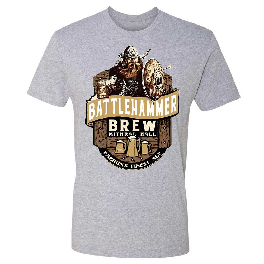 Battlehammer Brew Premium Unisex T-Shirt - Heather Grey - 19