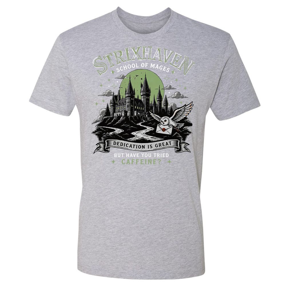 Strixhaven - School Of Mages Premium Unisex T-Shirt - Heather Grey - 19