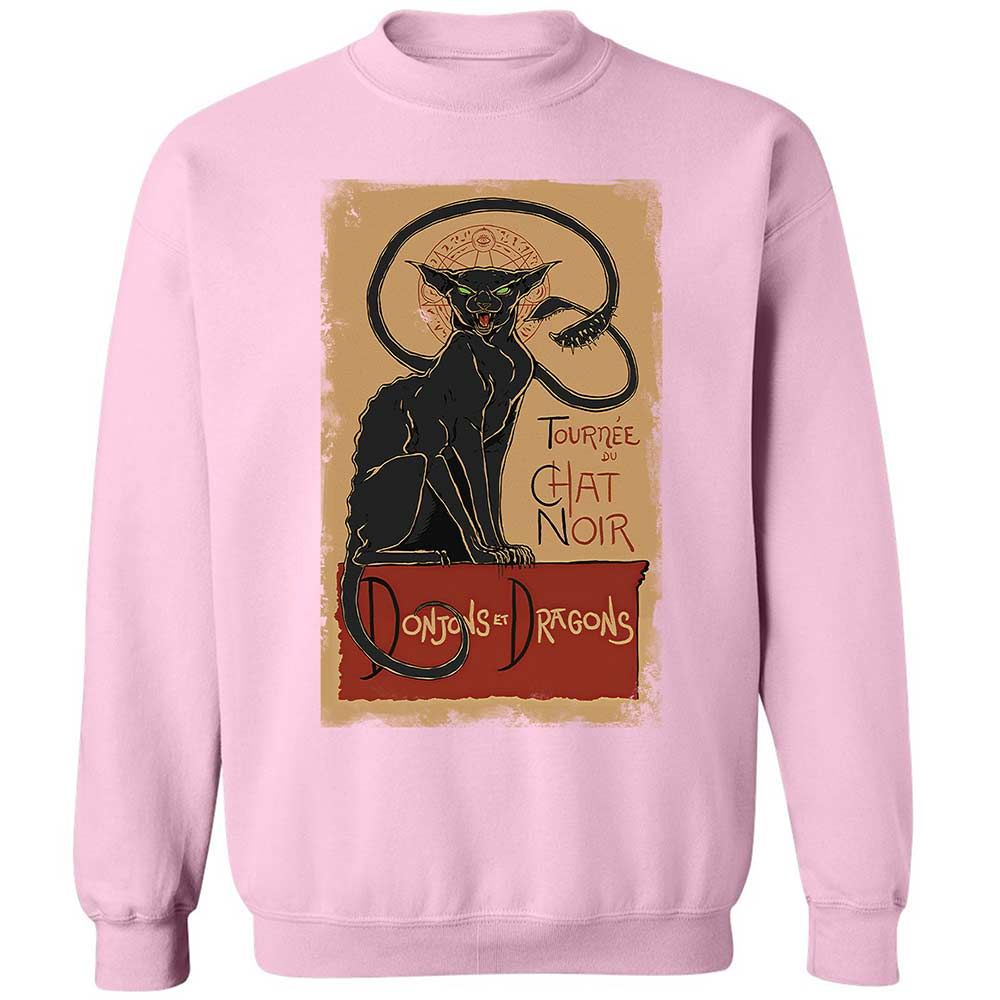 Tournee Du Chat Noir Classic Unisex Sweatshirt - Light Pink - 19
