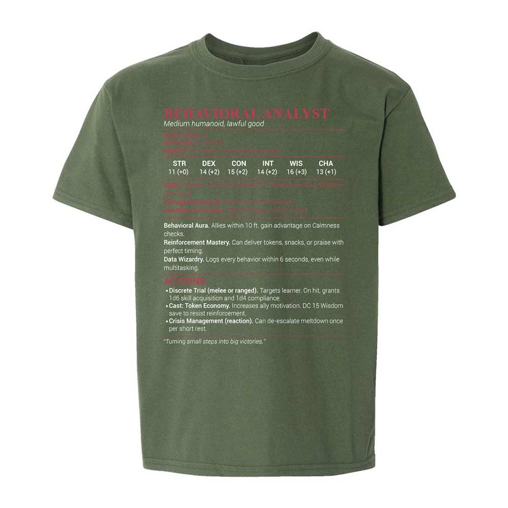 Behavioral Analyst - Military Green - 19