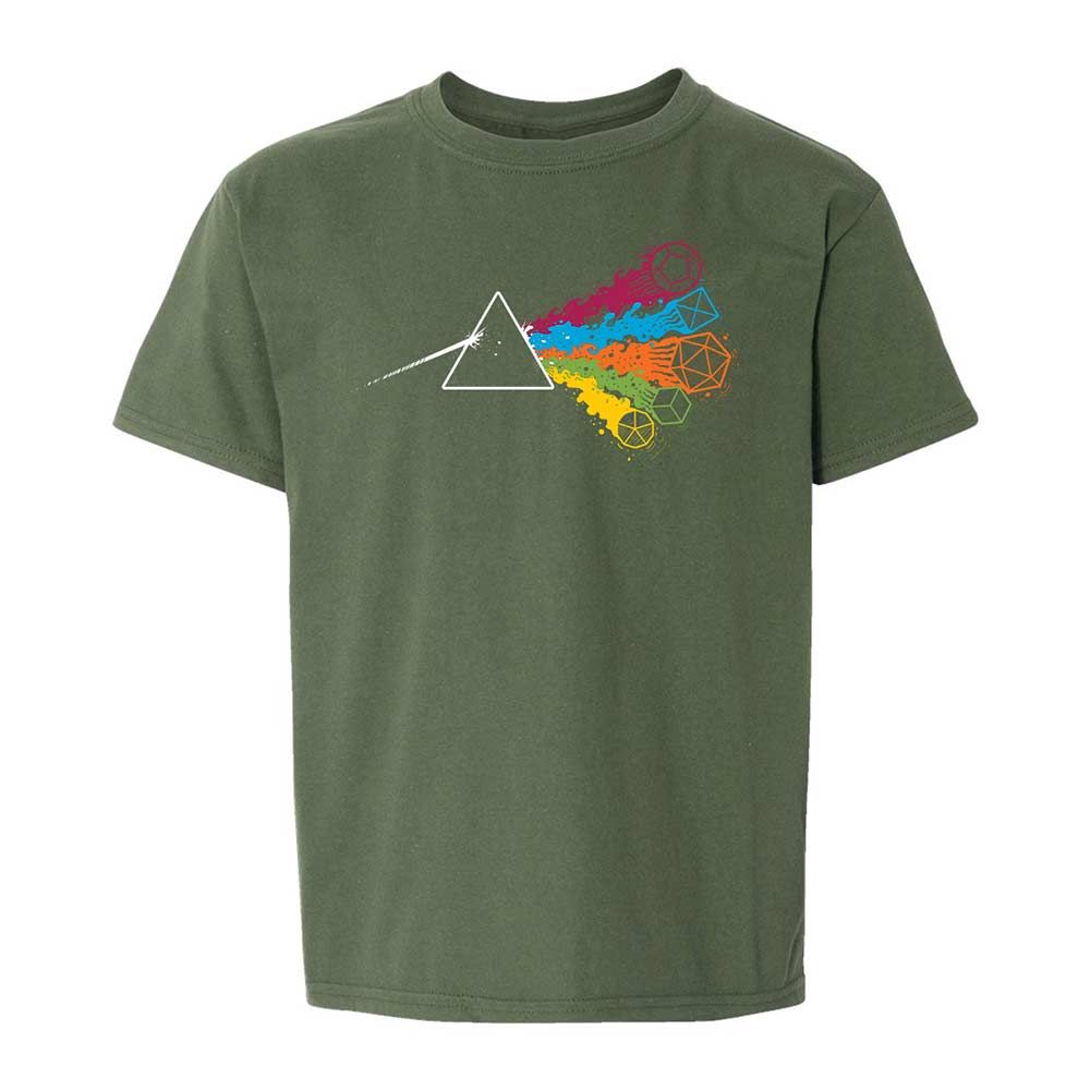Dark Side Of The Dices Kids T-Shirt - Military Green - 19