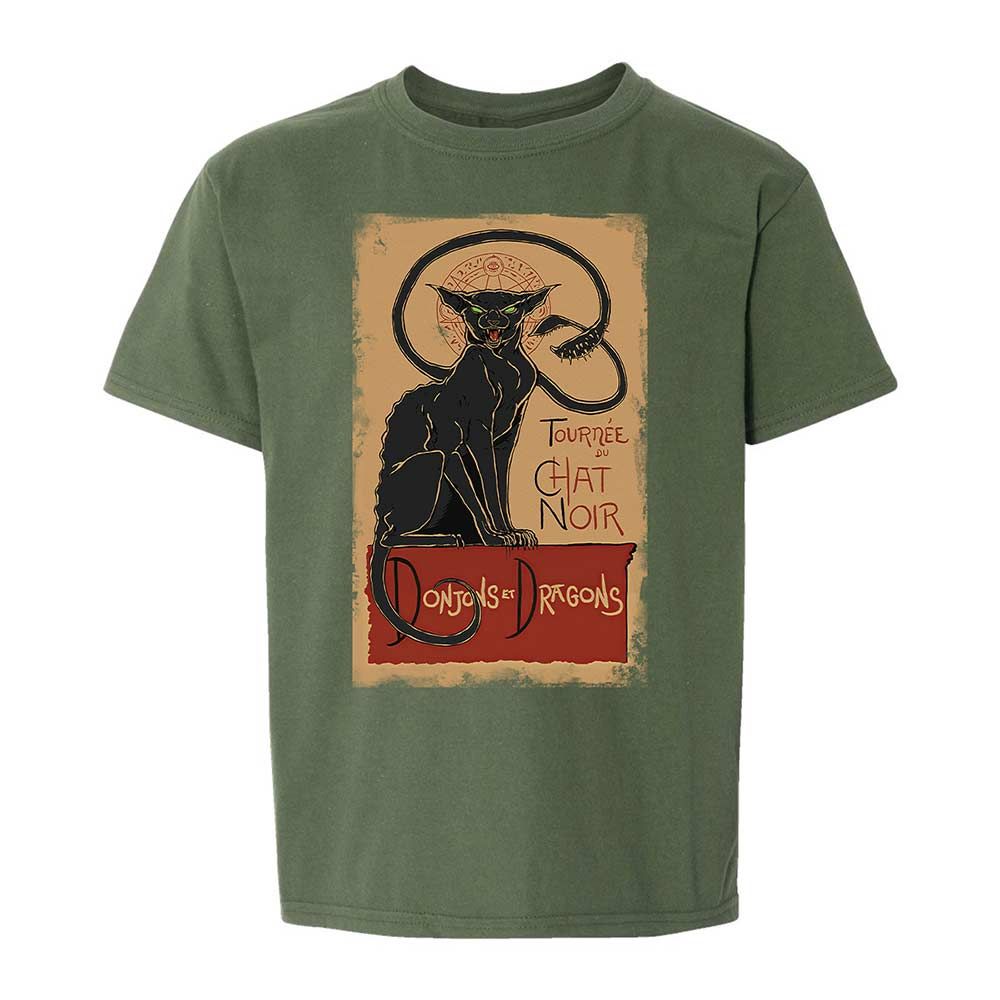 Tournee Du Chat Noir Kids T-Shirt - Military Green - 19