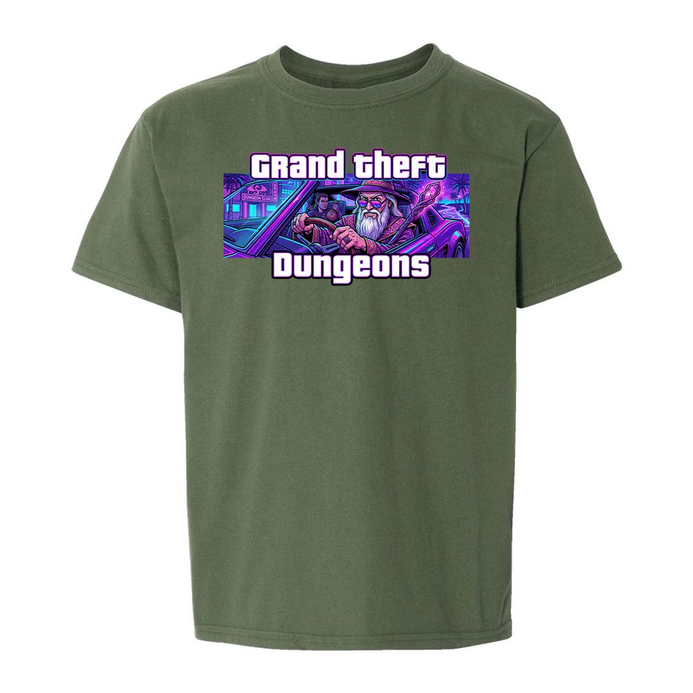 Grand Theft Dungeons Miami - Military Green - 19