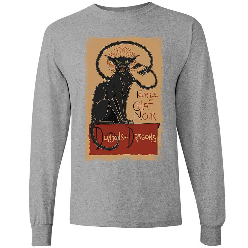 Tournee Du Chat Noir Long Sleeve T-Shirt - Sport Grey - 19
